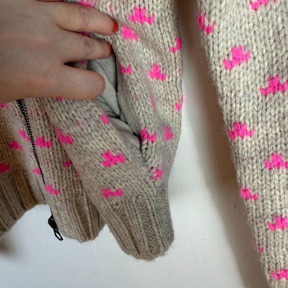 NWT American Eagle Elk Zip Up Hoodie Sweater Cropped Cardigan Size XS NEW - Picture 11 of 14